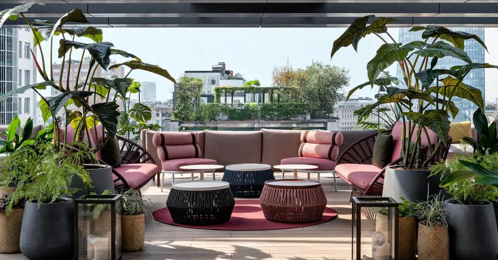 ORGANICS SkyGarden — dettaglio rooftop